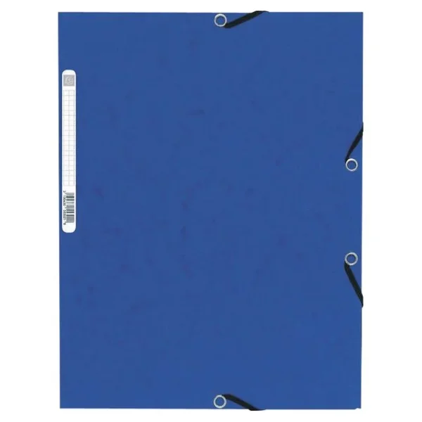 Strikkmappe EXACOMPTA A4 3 kl 355g blå