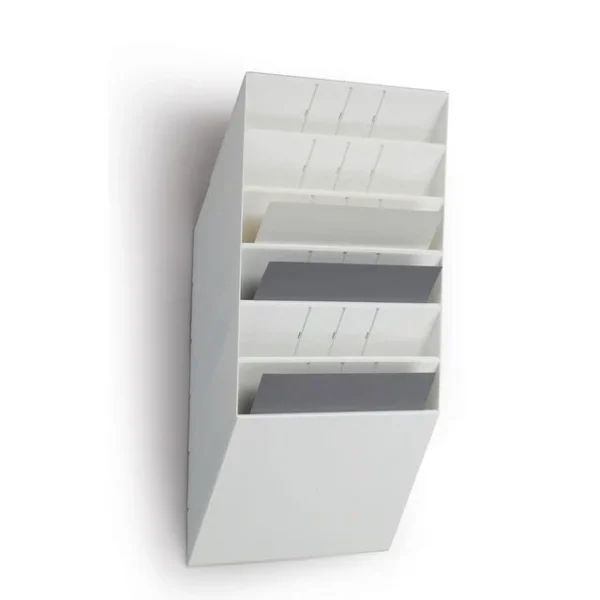 Blanketthylle DURABLE A4 ligg 6 rom hvit