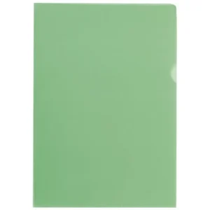 Plastomslag A4 PP 100my grønn (100)