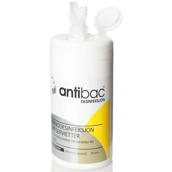 Hånddesinfeksjon ANTIBAC våtserv. (70)