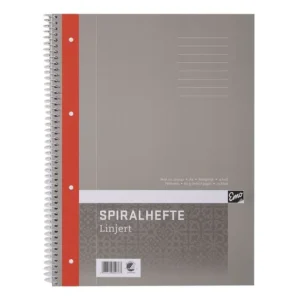 Spiralhefte EMO A4 60g 70 blad linjer