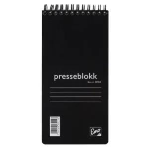 Presseblokk EMO 105x210mm 100bl linjer