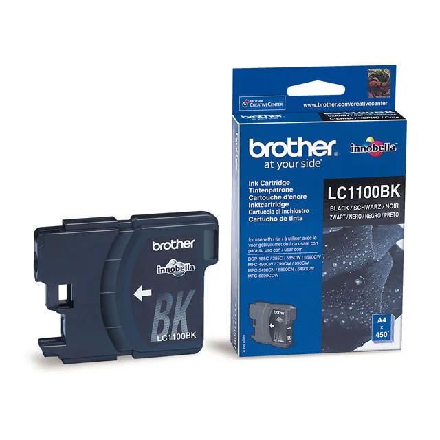 Blekk BROTHER LC1100BK sort - Bilde 2