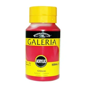 Akrylfarge Galeria 500ml mørkerød
