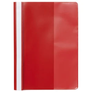 Hurtighefter A4 PP innstikklomme rød