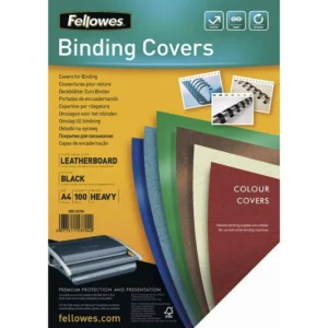 Omslag ringinnb FELLOWES Karto sort(100)