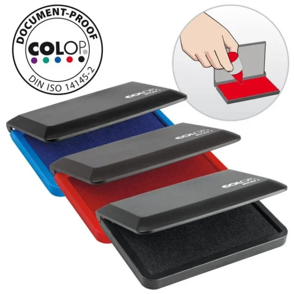 Stempelpute COLOP Micro 1 50x90mm blå