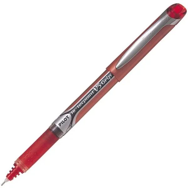 Rollerpenn PILOT Hi-tecpoint V5 Grip rød