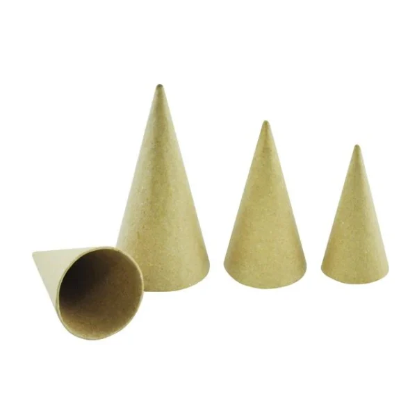 Pappkoner assorterte høyder rund (30)