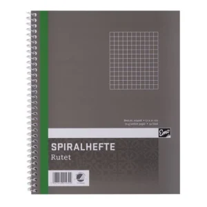 Spiralhefte EMO 17x21cm 70g 50bl ruter