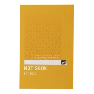 Notisbok EMO 9x14cm 60g 32blad linjer
