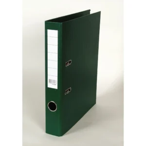 Smalordner A4 50mm m/skinne grønn