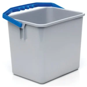 Bøtte BASICLEAN plast blått håndtak 6L