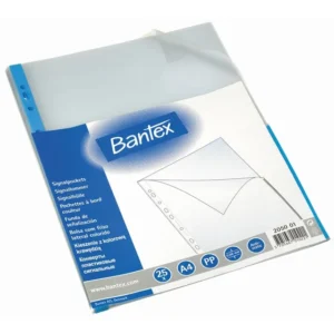 Signallomme BANTEX A4 PP 80my blå (25)