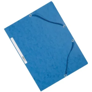 Strikkmappe EXACOMPTA A4 3 kl 355g blå