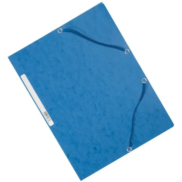 Strikkmappe EXACOMPTA A4 3 kl 355g blå