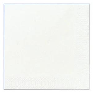 Serviett DUNI 3L 33cm hvit (125)