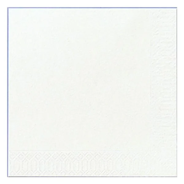 Serviett DUNI 3L 33cm hvit (125)