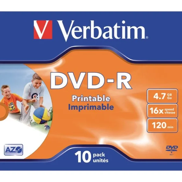 DVD-R VERBATIM 4,7GB 16x Jewelcase (10)
