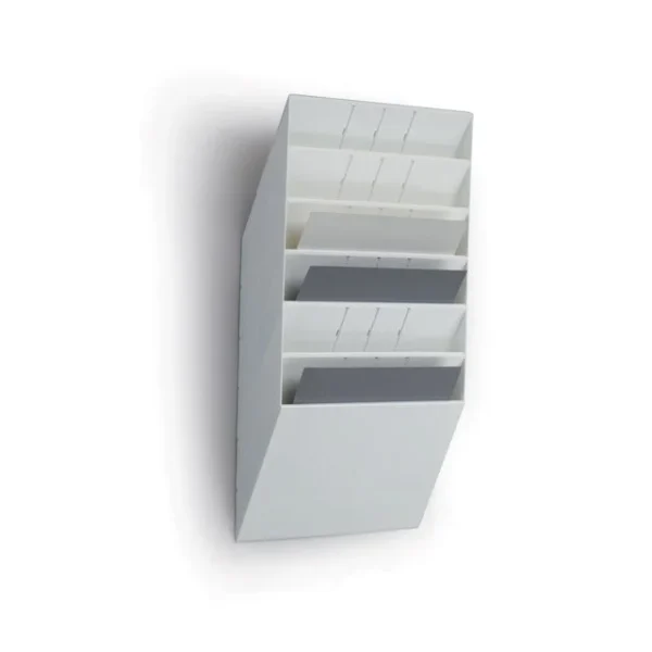 Blanketthylle DURABLE A4 ligg 6 rom hvit