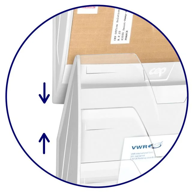 Brosjyrekurv CEP 5 kurver Hvit - Bilde 2