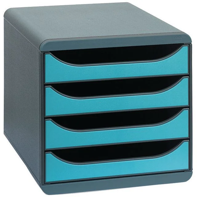 Skuffekabinett EXACOMPTA 4skuff grå/grå - Bilde 3