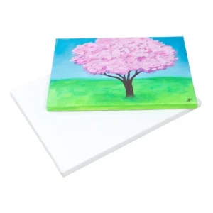 Malelerret på ramme 30x40x1,7cm