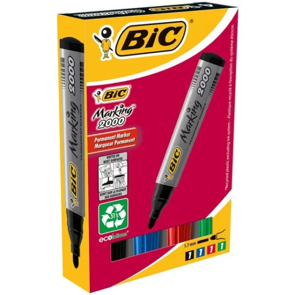 Merkepenn BIC Marking 2000 asssort (4)