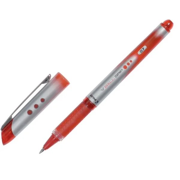 Rollerpenn PILOT V-Ball Grip 0,7mm rød