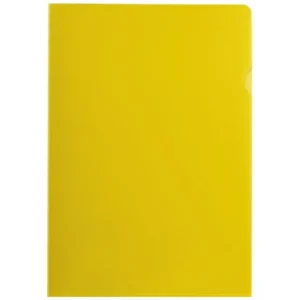Plastomslag A4 PP 100my gul (100)