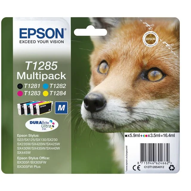 Blekk EPSON T1285 C13T12854022 CMYK (4)
