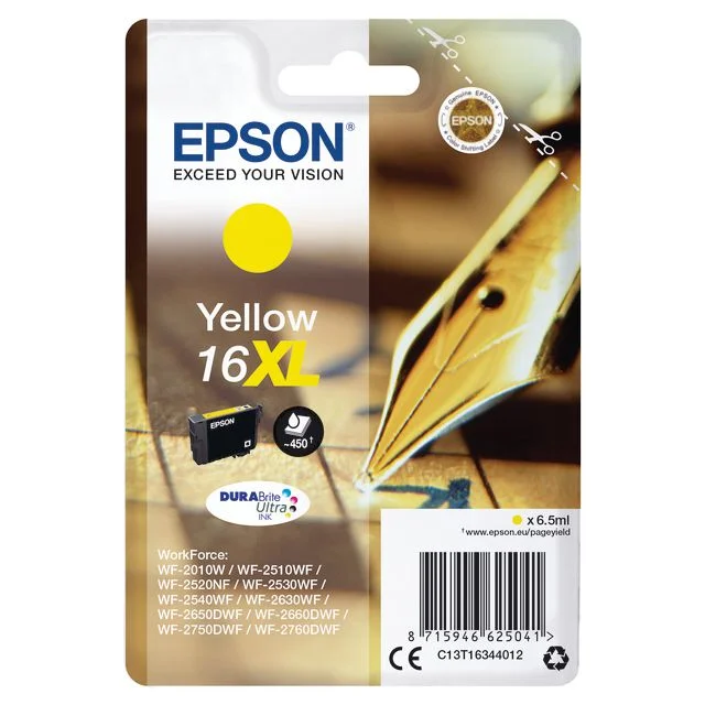 Blekk EPSON 16XL C13T16344012 gul