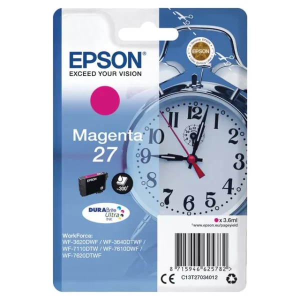 Blekk EPSON 27 C13T27034012 magenta