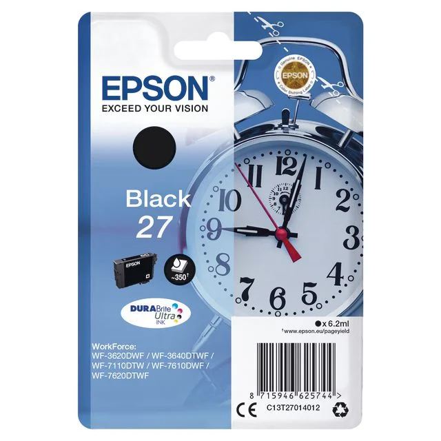 Blekk EPSON 27 C13T27014012 sort
