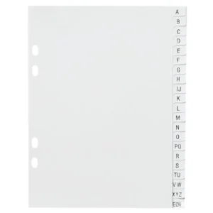 Register A5 PP A-Å hvit