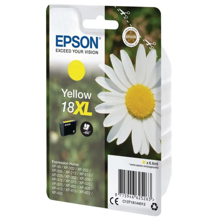 Blekk EPSON 18XL C13T18144012 gul - Bilde 2