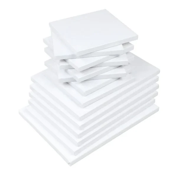 Malelerret på ramme 20x20x1,7cm