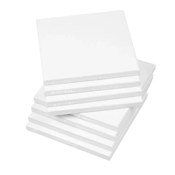 Malelerret på ramme 20x20x1,7cm