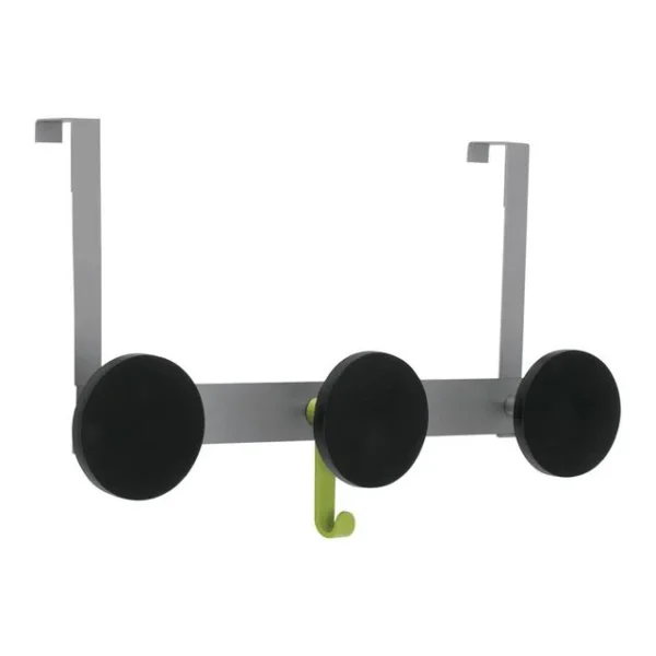 Dørknagg ALBA 3 kroker 43cm svart/metall