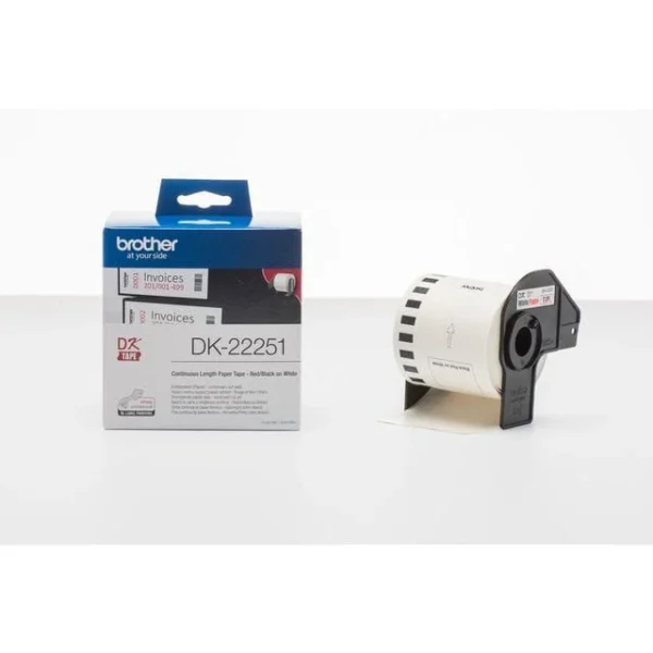 Etikett BROTHER DK-22251 62mmx15,24m