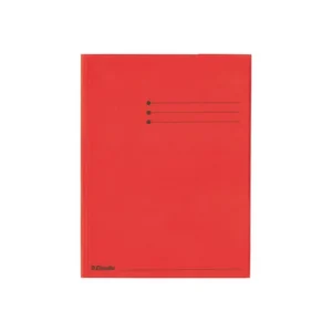 Klaffmappe ESSELTE A4 krt 3 klaff rød
