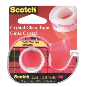 Tape SCOTCH Crystal 12mmx10m m/disp