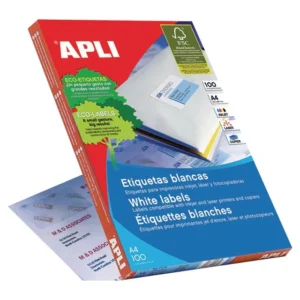 Etikett APLI 70,0x25,4 hvit (3300)