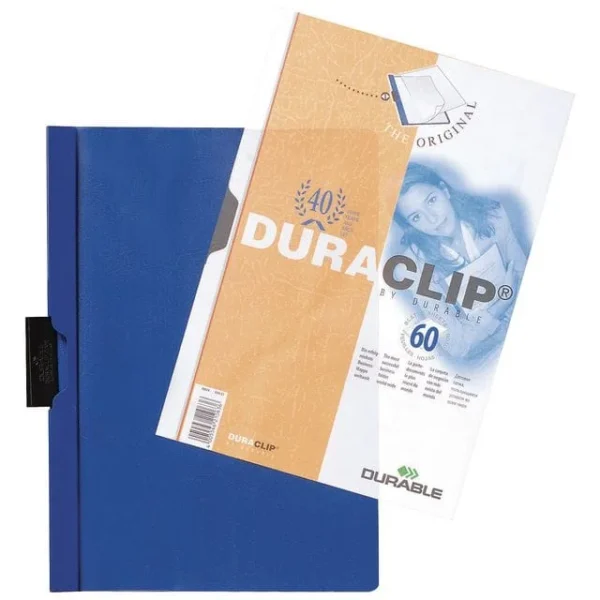 Klemmappe DURACLIP A4 60 ark blå
