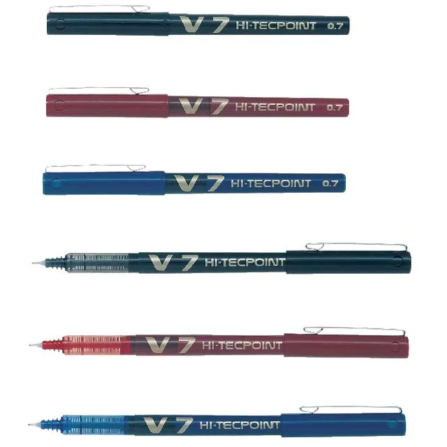 Rollerpenn PILOT Hi-tecpoint V7 blå - Bilde 2