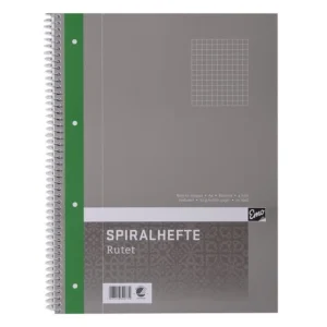 Spiralhefte EMO A4 60g 70 blad ruter