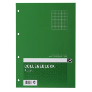 Collegeblokk EMO A4 60g 80bl ruter (2)