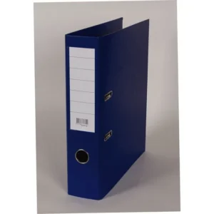Brevordner 80mm A4 uten skinne blå