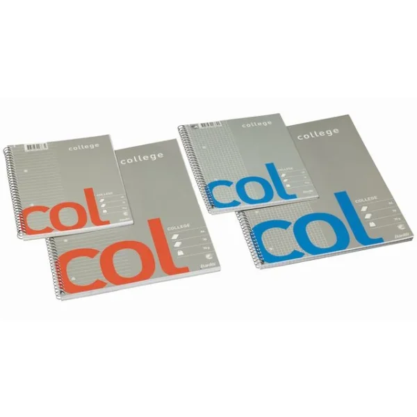 Spiralhefte BANTEX A4 70g 70ark rutet