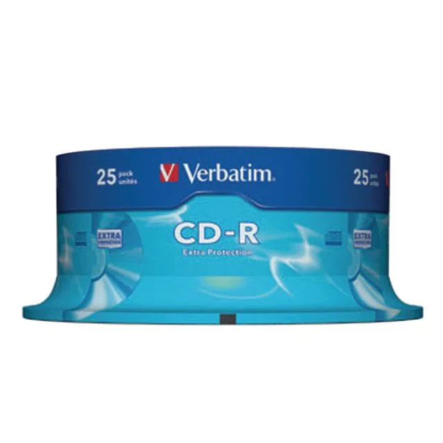CD-R VERBATIM 700MB 52X spindle (25) - Bilde 2
